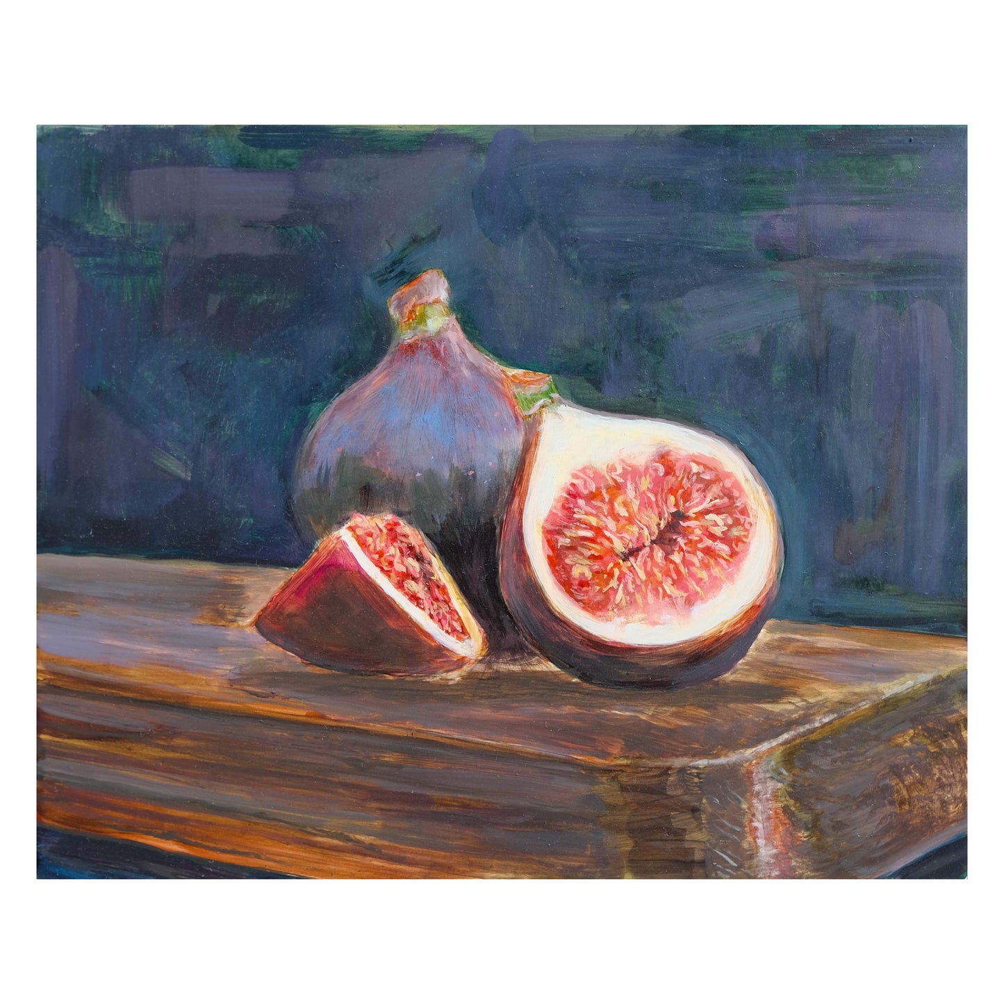 Les Figues | Original Fig Still Life Oil Painting
