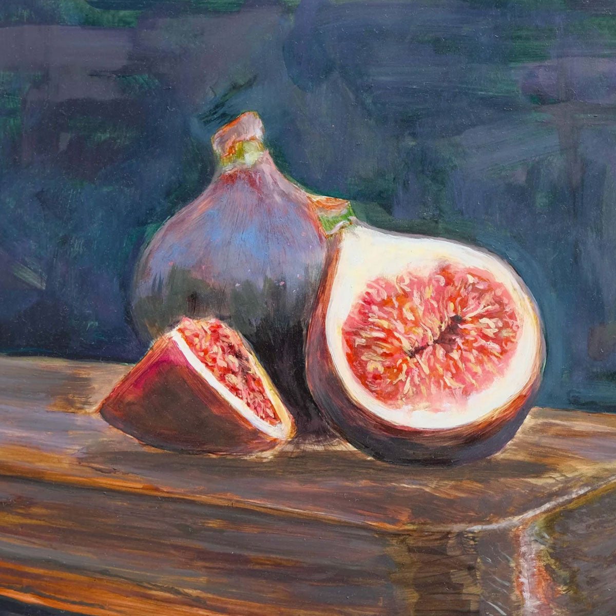 Les Figues | Original Fig Still Life Oil Painting